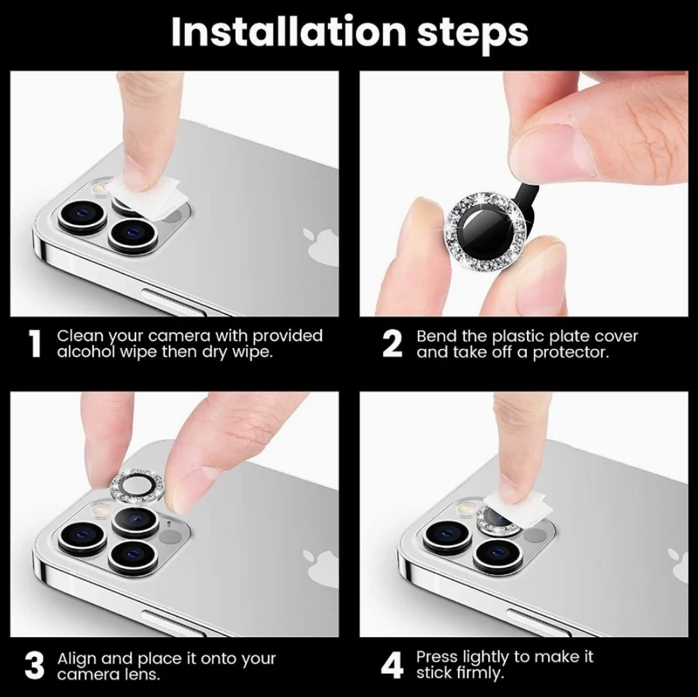 Camera lens protector for iPhone 14, iPhone 14 Plus Camera Lens Protector - Picture 6 of 6